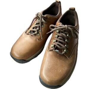 Tommy Hilfiger Mens Sz 9.5M Brown Leather Hiking Shoes Vintage